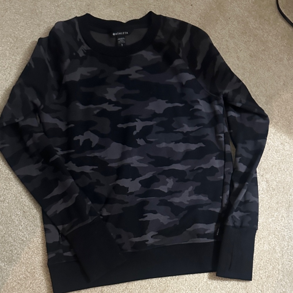 Athleta Camouflage Crewneck